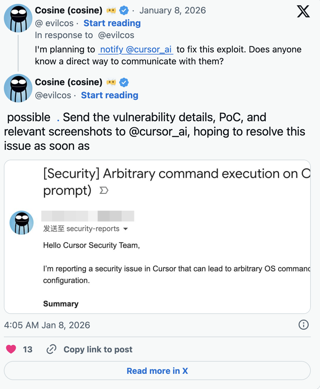 Based on the reminder from slowmist's owner  @evilcos  , here are some security tips for Vibe Coding
