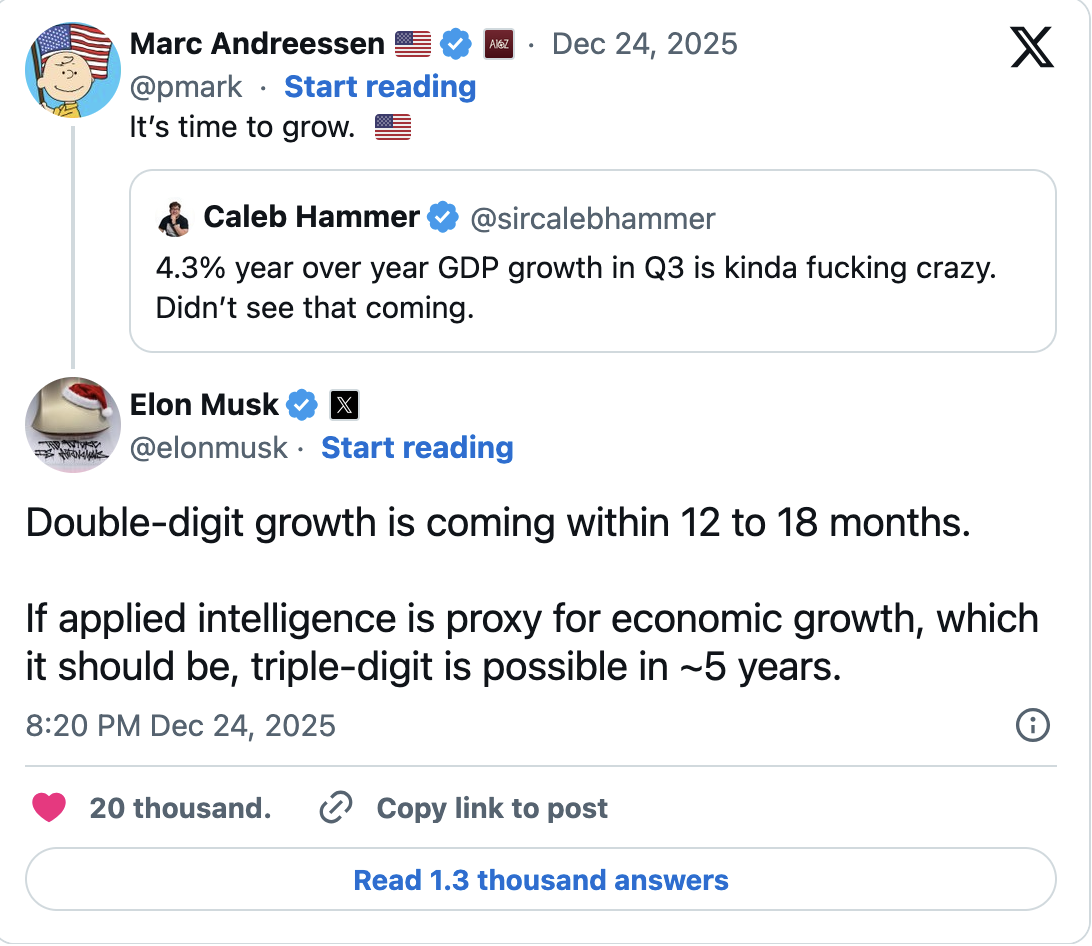 He added that the implementation of AI has the potential to push these figures into the triple digits.