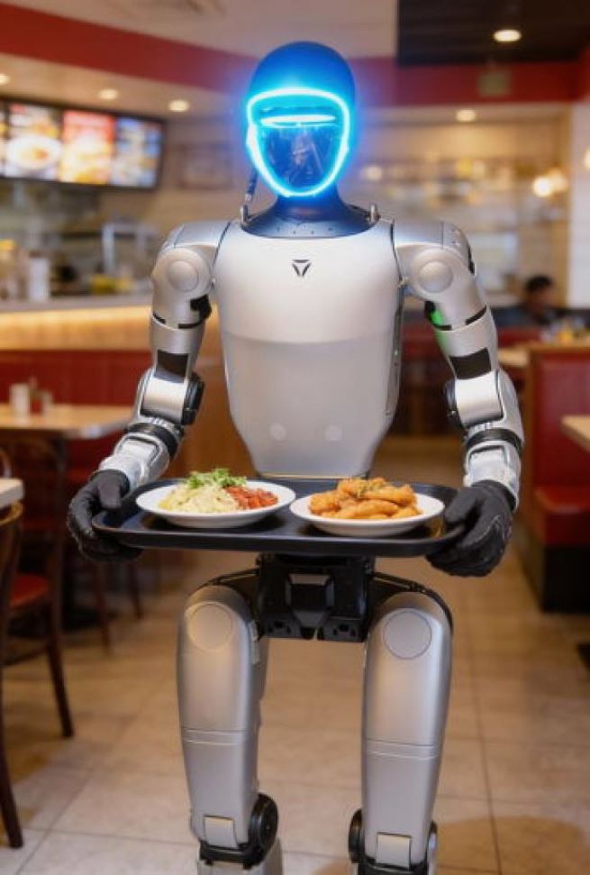 Starbot robot serving tables. Source: Starbot